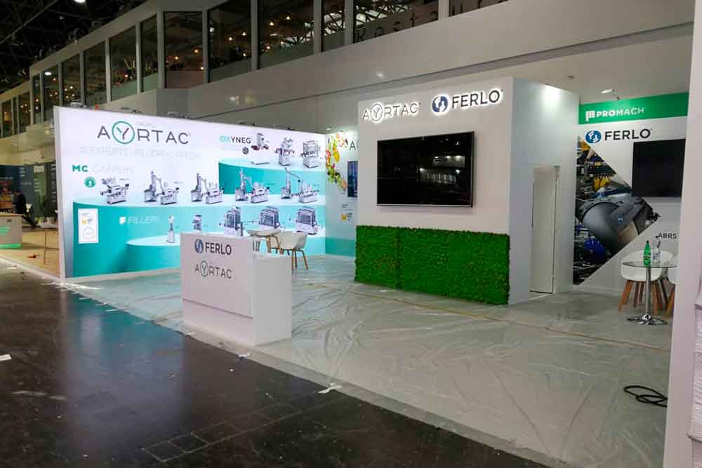 custom expo stand for ferlo