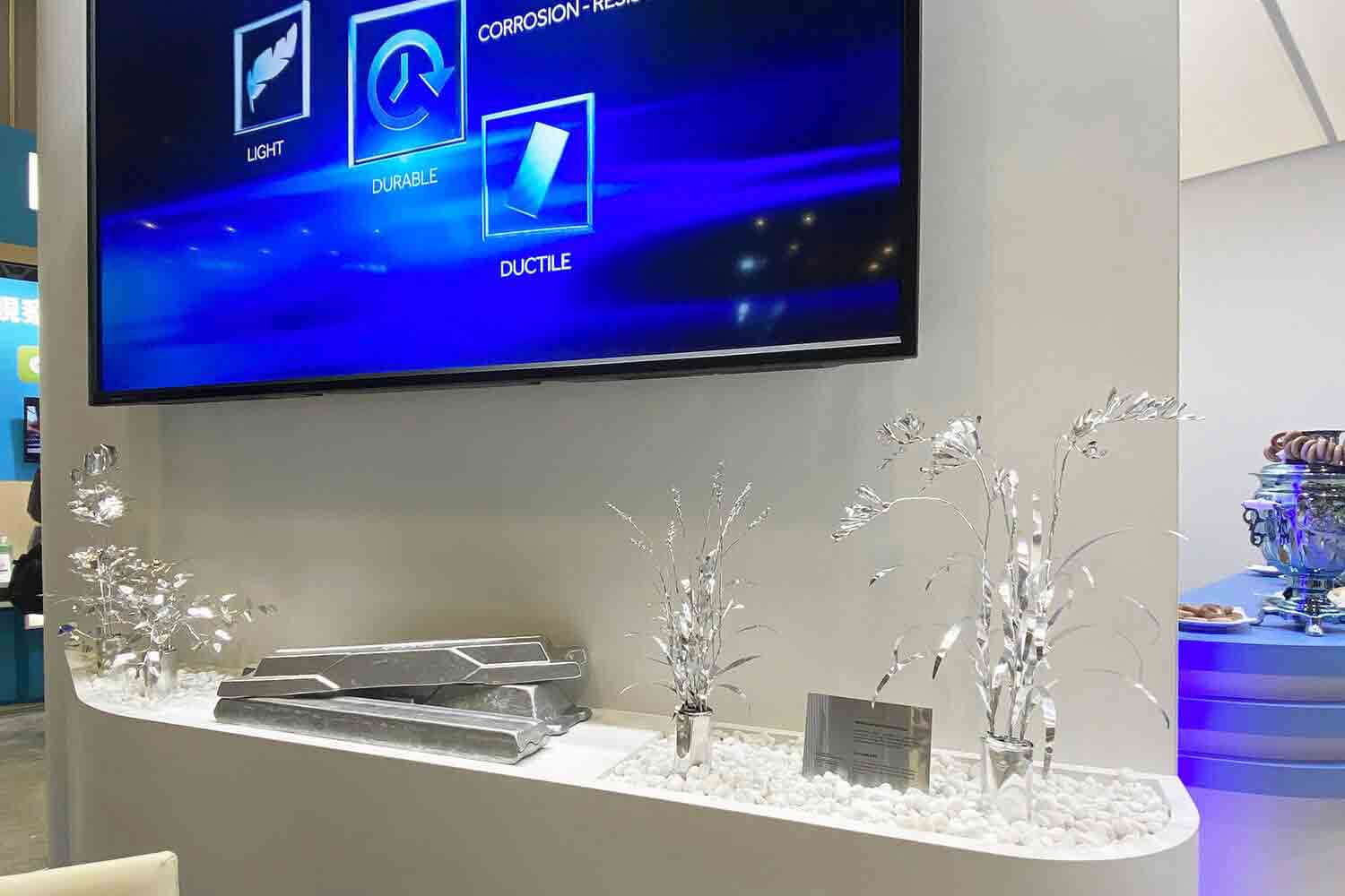 exhibition stand tv