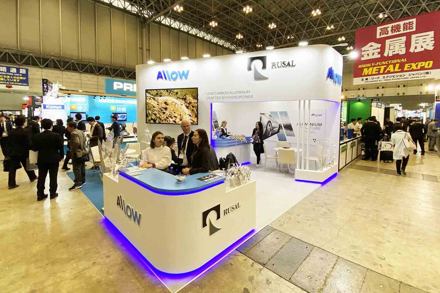 exhibition stand design rusal japan