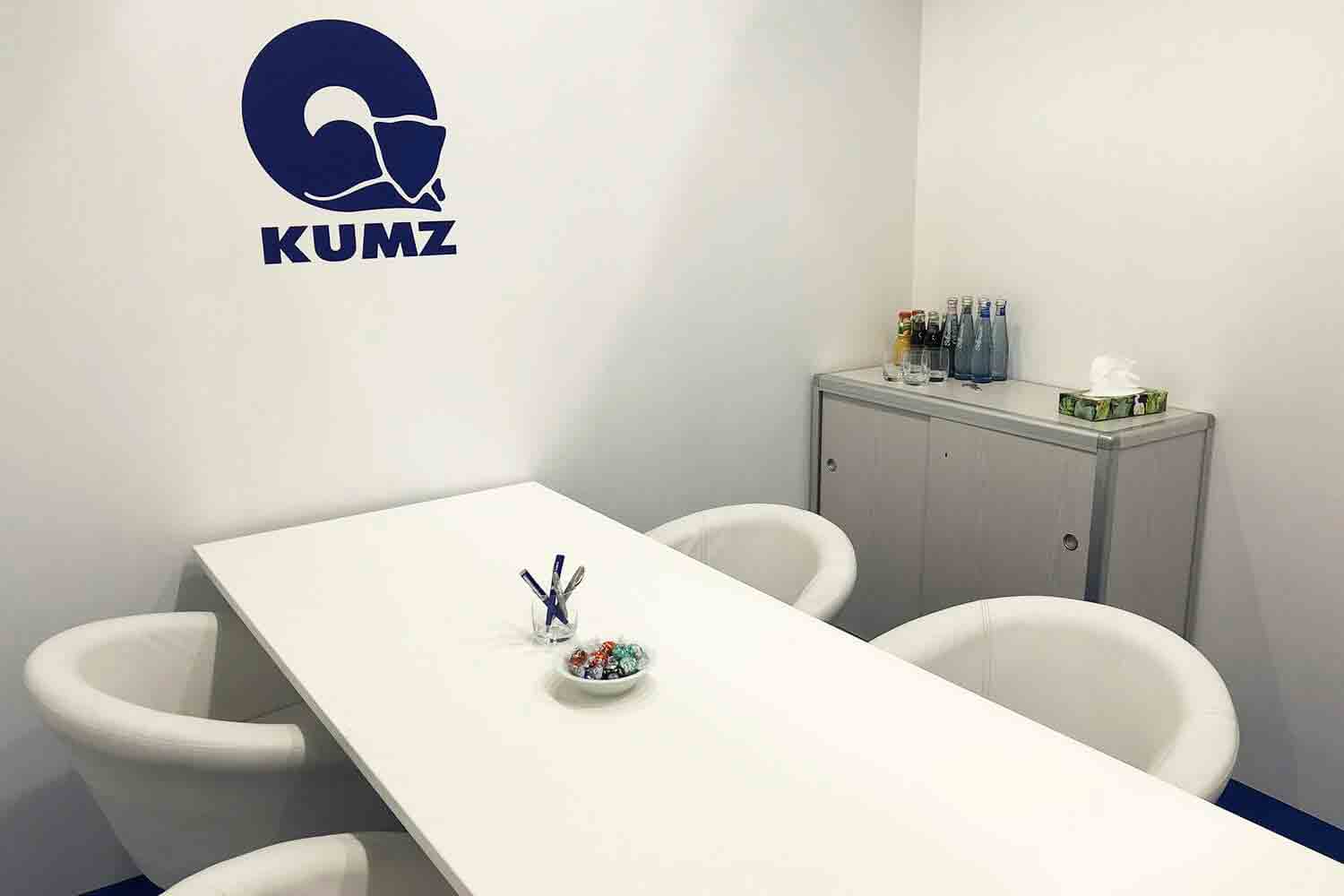 дизайн выставочного стенда в Дюссельдорфе для kumz