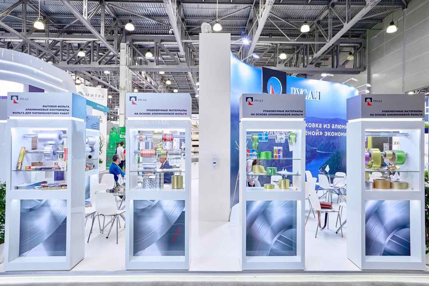 rusal exhibition stand builder maverick in moscow