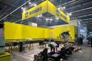 building an exhibition stand for the Frankfurt trade fair