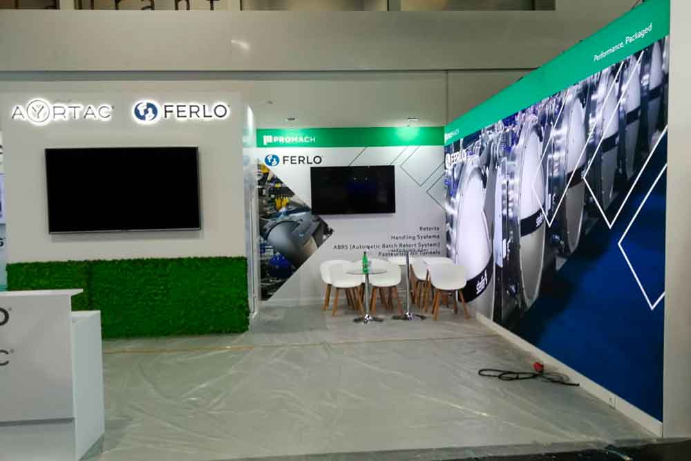 custom expo stand for ferlo europe