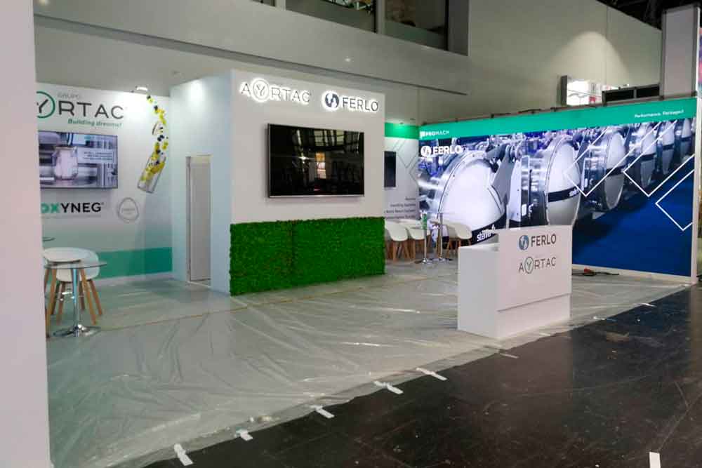 custom expo stand for ferlo dusseldorf