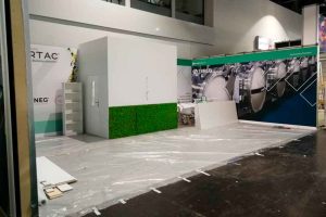 Stages of stand construction for trade fairs 4