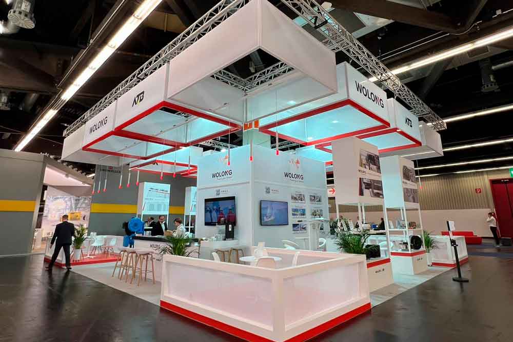 exhibition stand builder for wolong