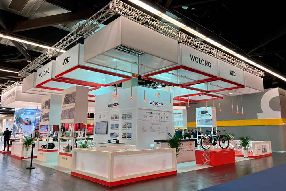 exhibition stand builder for wolong sps