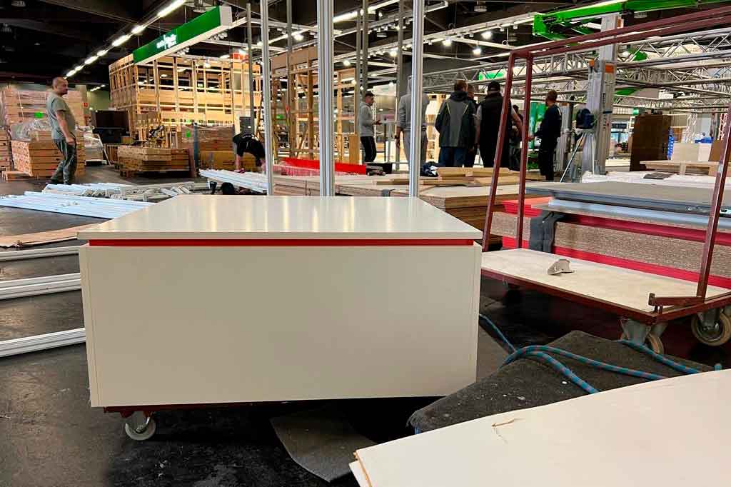 exhibition stand builder for wolong europe