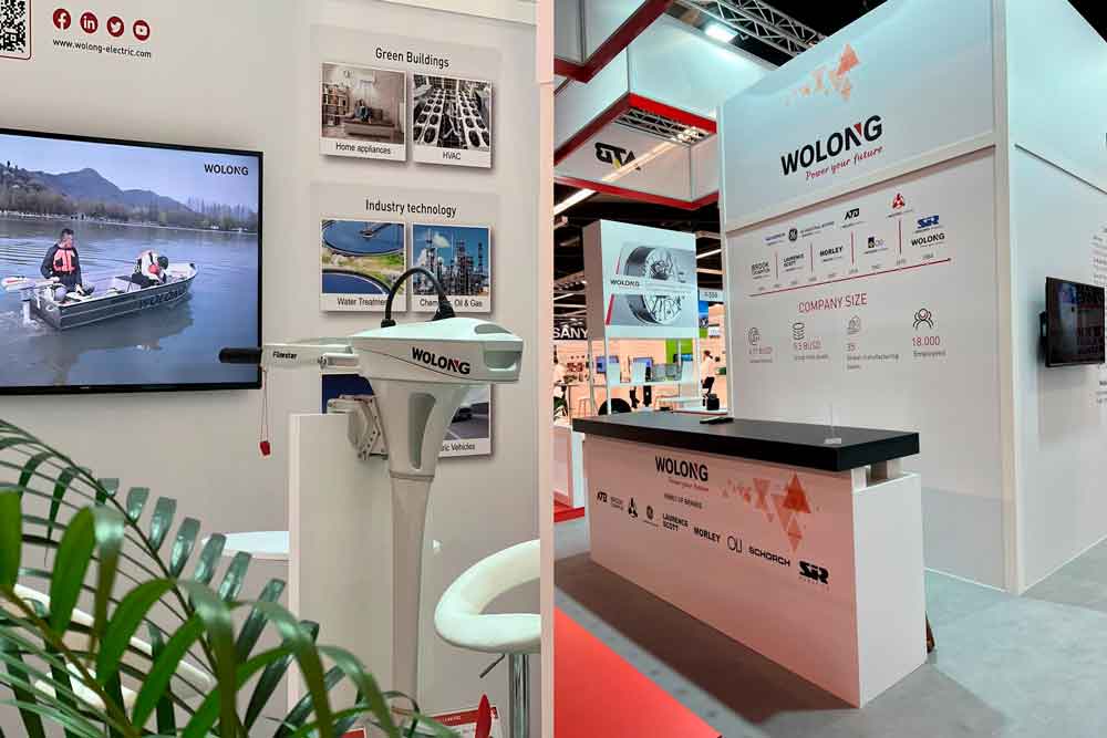 exhibition stand builder for wolong firm