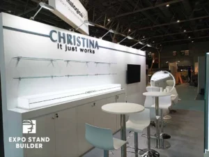Christina brand exhibition stand design in Paris 2