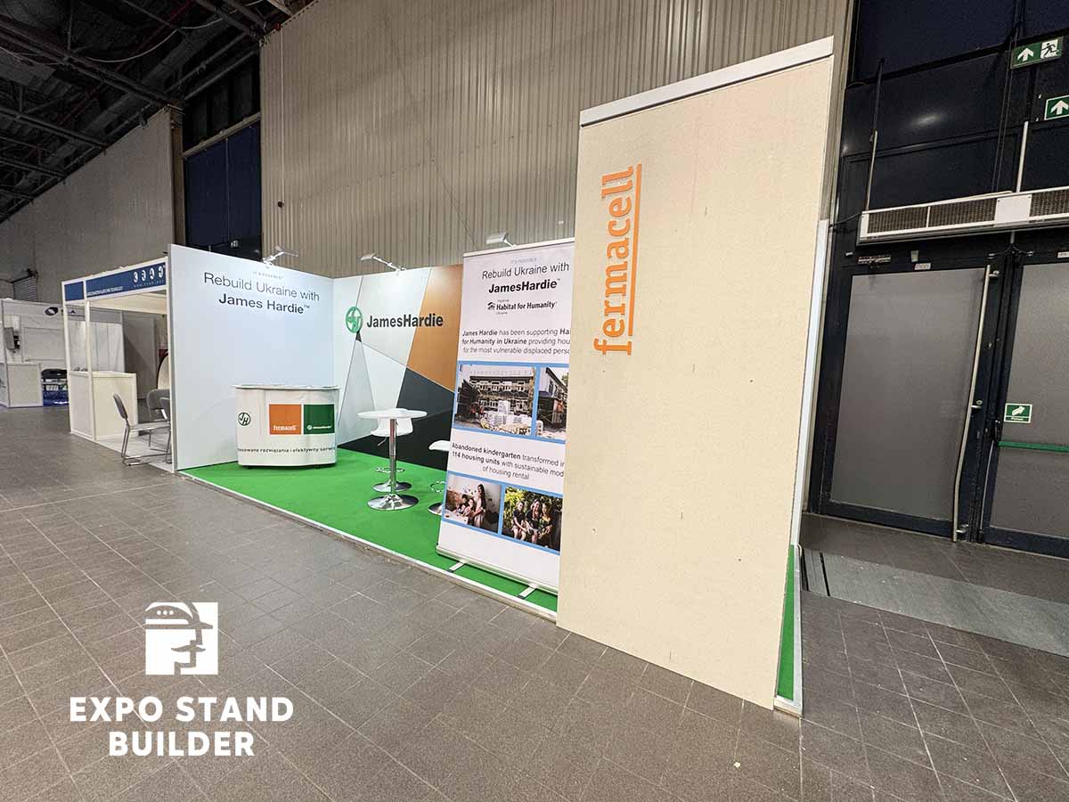 modular exhibition stand at rebuild ukraine