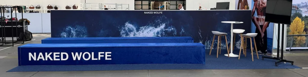 Modularer Messestand von Naked Wolfe auf der CIFF