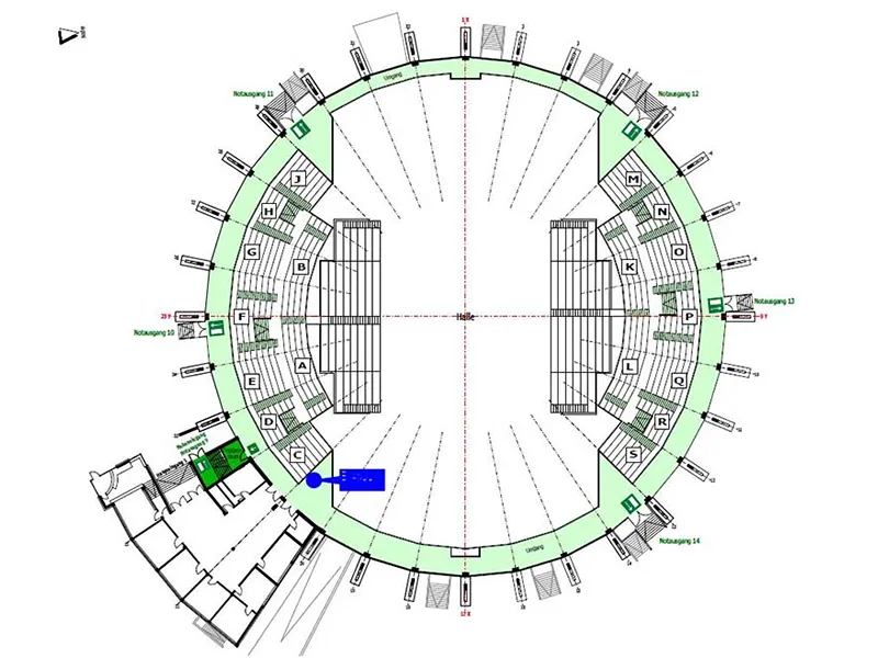 План Ostermann Arena