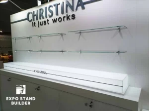 Christina brand exhibition stand design in Paris 4