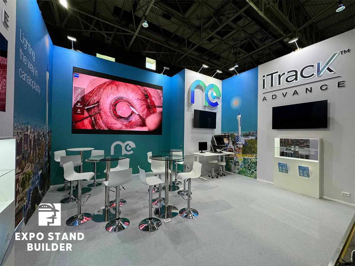 exhibition booth for medical trade show