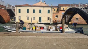 temporary construction for Biennale in Venice 1