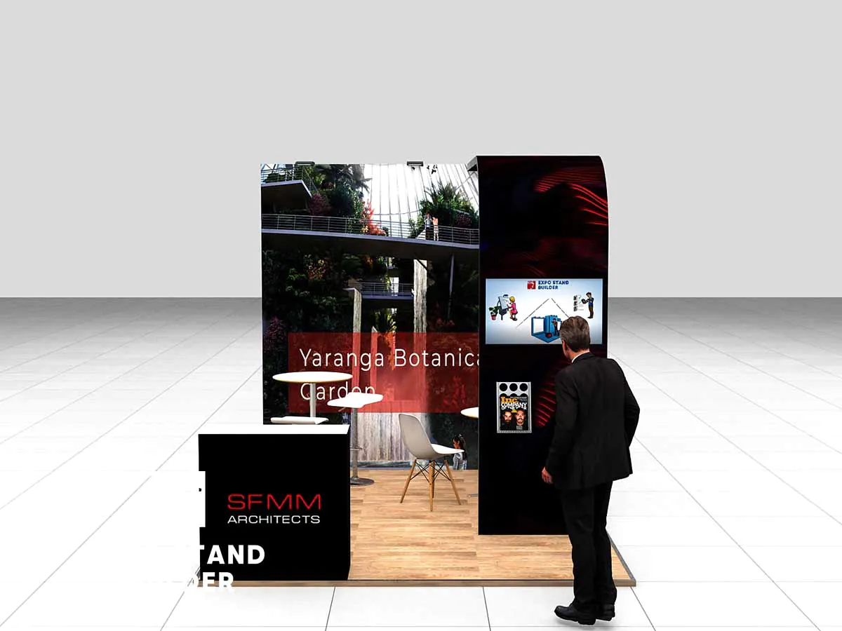 3×4 m messe-standdesign
