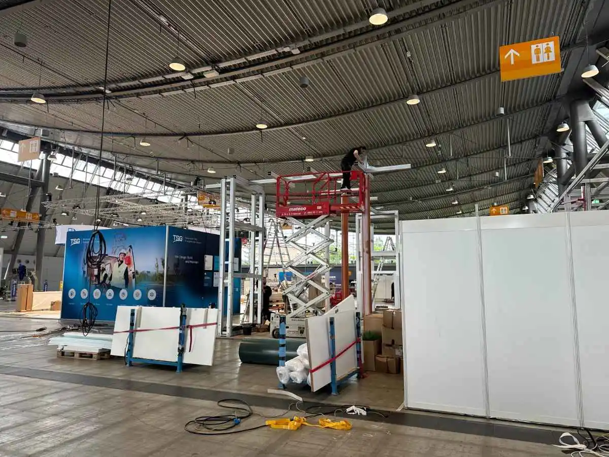 Sands Expo Convention Center Las Vegas stand installation with on-site coordination for AAPEX Show  2026