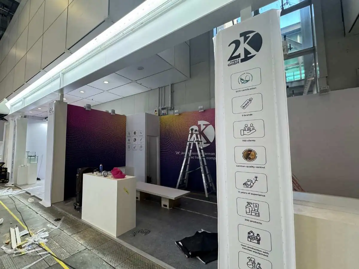 Tokyo Big Sight stand installation with logistics support from an exhibition stand builder in Tokyo