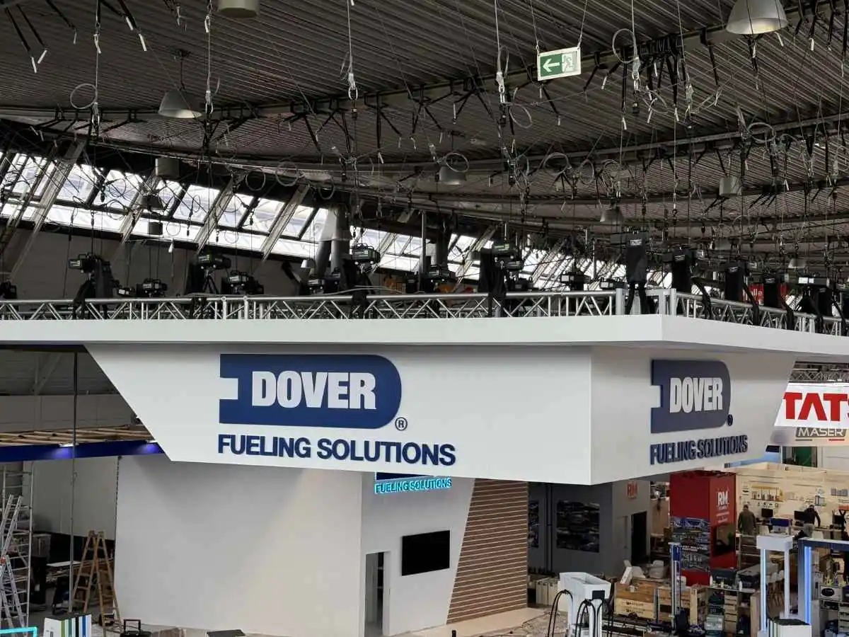 Messe Stuttgart build-up in Stuttgart with transport and dismantling coordination by a stand contractor