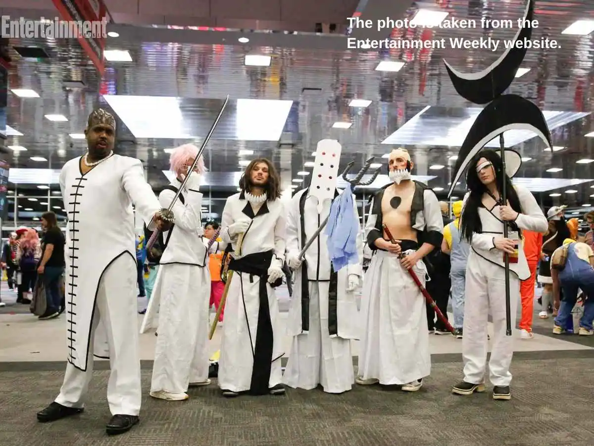 Anime Central  2027 stand in Rosemont at Hyatt Regency OHare with gaming station and screen wall