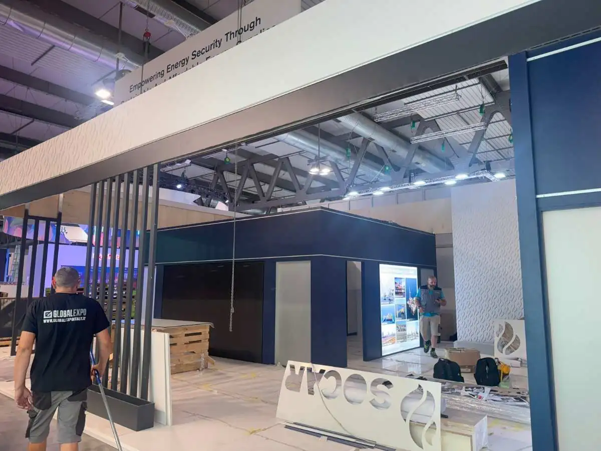Brussels Expo build-up in Brussels with venue coordination by an exhibition stand builder in Brussels