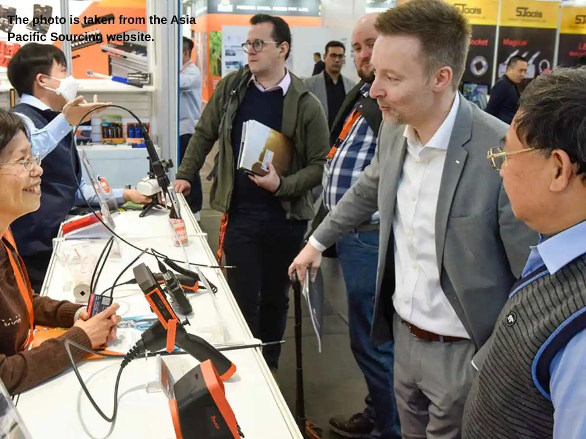 Asia-Pacific Sourcing  2027 Cologne stand with demo area at Koelnmesse