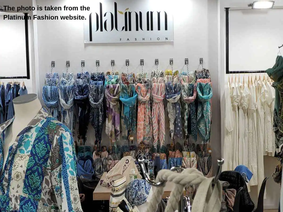 Athens Fashion Trade Show  2026 stand in Athens with showroom-style meeting area at Athens Metropolitan Expo