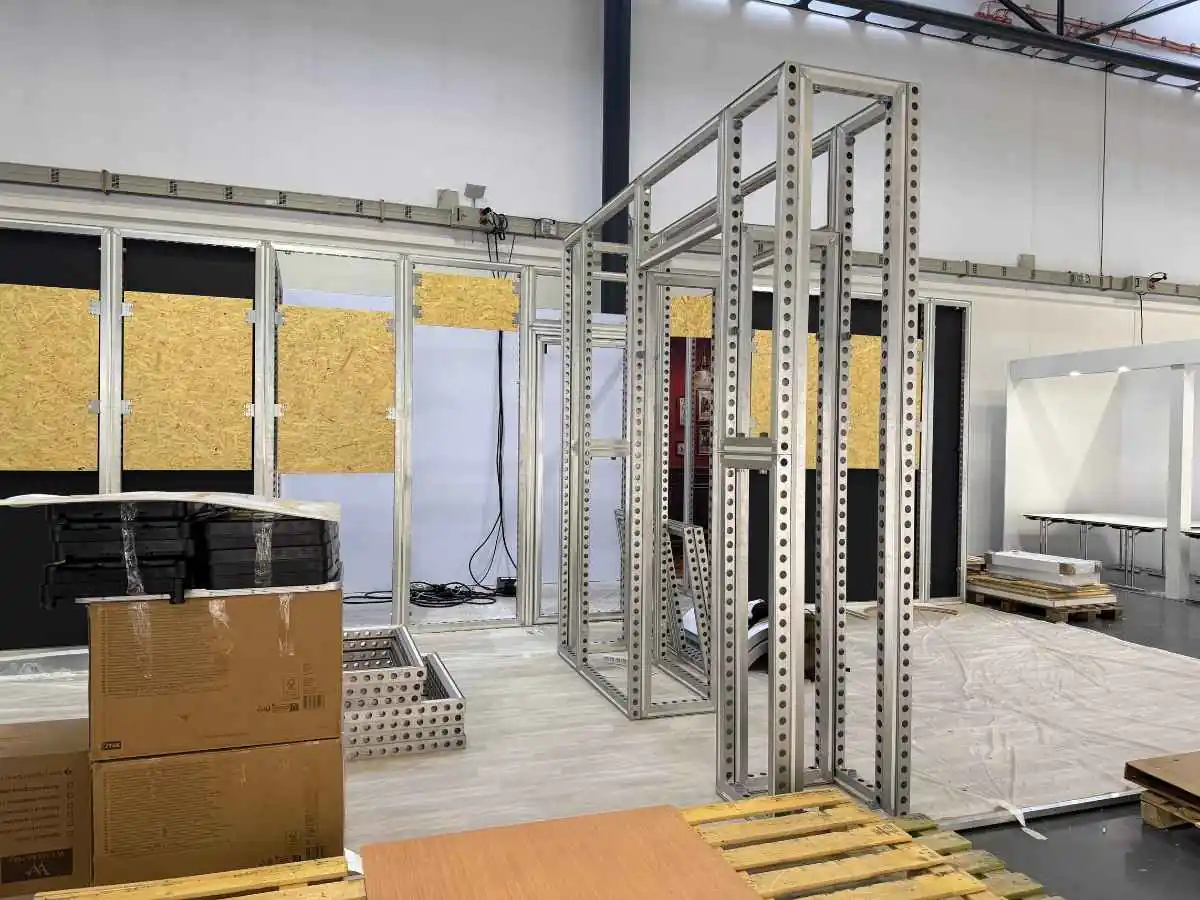 Athens Metropolitan Expo stand installation in Athens with local approvals and on-site coordination