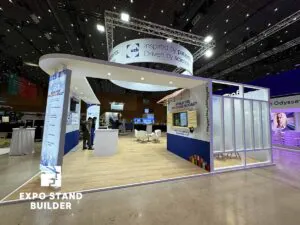 ВЫСТАВОЧНЫЙ СТЕНД ДЛЯ ECTRIMS В БАРСЕЛОНЕ 30