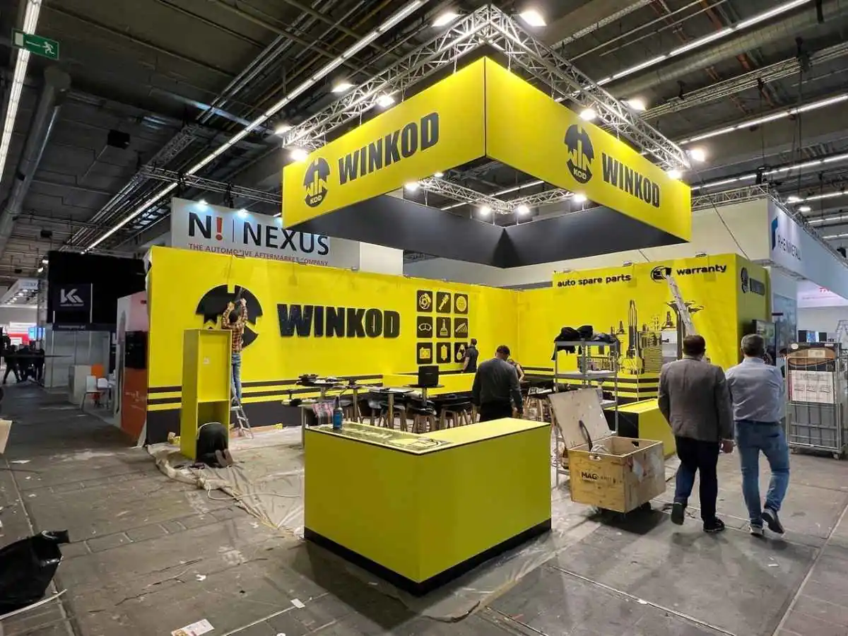 COEX Convention & Exhibition Center Seoul stand installation with on-site coordination by a booth builder