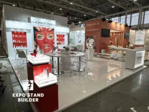 BESPOKE 48 M2 EXHIBIT BOOTH FOR COSMOPROF BOLOGNA 40
