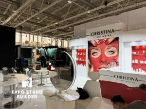 BESPOKE 48 M2 EXHIBIT BOOTH FOR COSMOPROF BOLOGNA 13