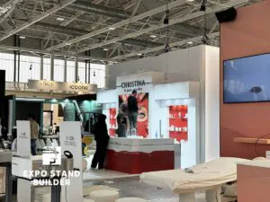 BESPOKE 48 M2 EXHIBIT BOOTH FOR COSMOPROF BOLOGNA 62