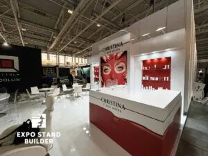 BESPOKE 48 M2 EXHIBIT BOOTH FOR COSMOPROF BOLOGNA 30
