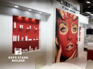 BESPOKE 48 M2 EXHIBIT BOOTH FOR COSMOPROF BOLOGNA 22