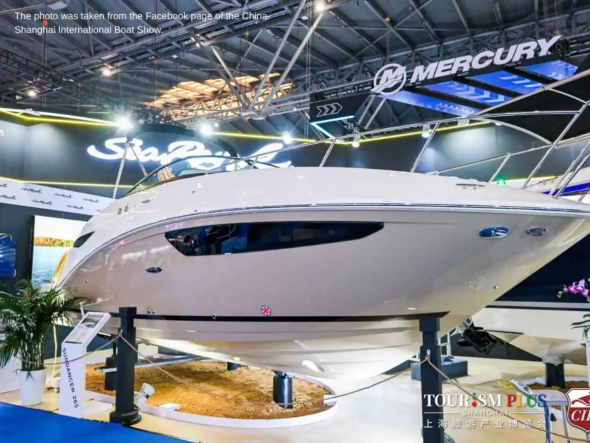 China International Boat Show  2027 in Shanghai with yacht meeting area at NECC