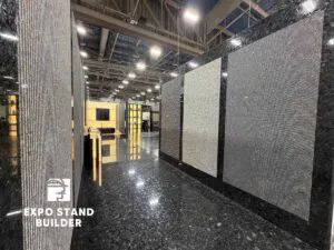 INDIVIDUELLER MESSESTAND MIT 180 QUADRATMETERN AUF DER COVERINGS IN LAS VEGAS 41