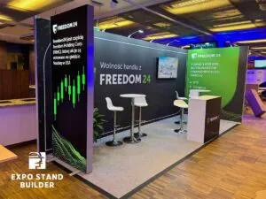 MODULAR TRADE FAIR STAND FOR A COMPANY IN THE FINANCIAL SECTOR 20