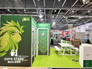 EXHIBITION BOOTH CONSTRUCTION AT LONDON’S TRADE FAIR 110