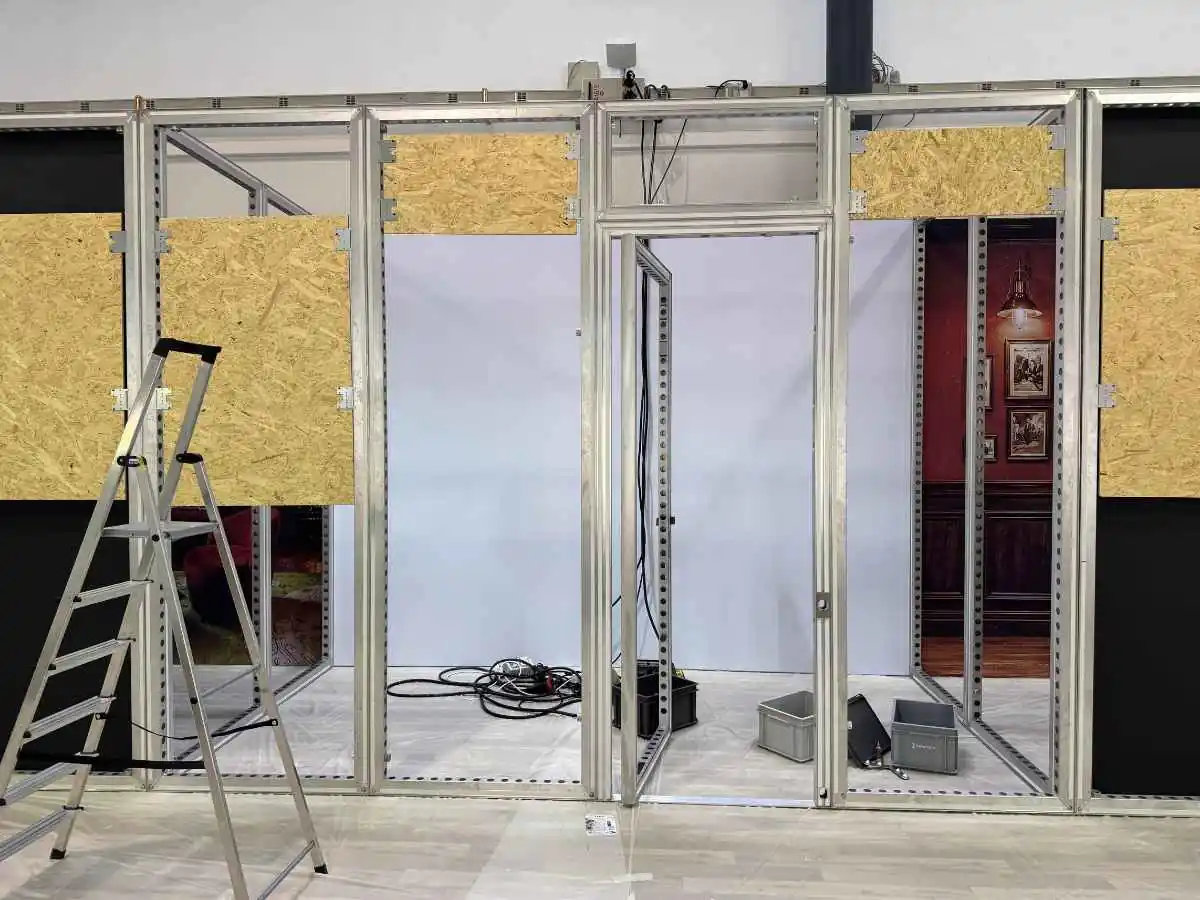 Los Angeles Convention Center build-up with exhibition stand contractor in Los Angeles and coordinated installation