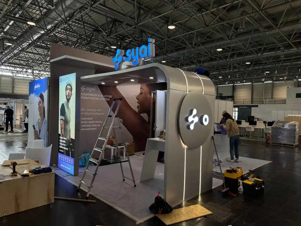 Brno Exhibition Centre build-up with exhibition stand contractor in Brno and on-site installation coordination