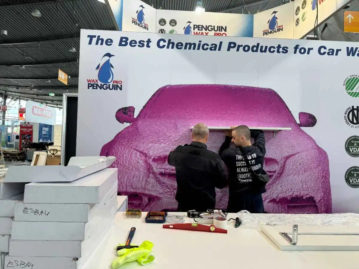 Brussels Expo stand installation in Brussels with on-site coordination by a stand contractor