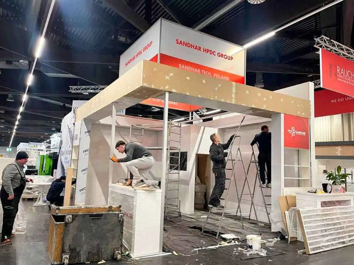 Messe Frankfurt in Frankfurt am Main with stand transport and dismantling coordination by a booth builder