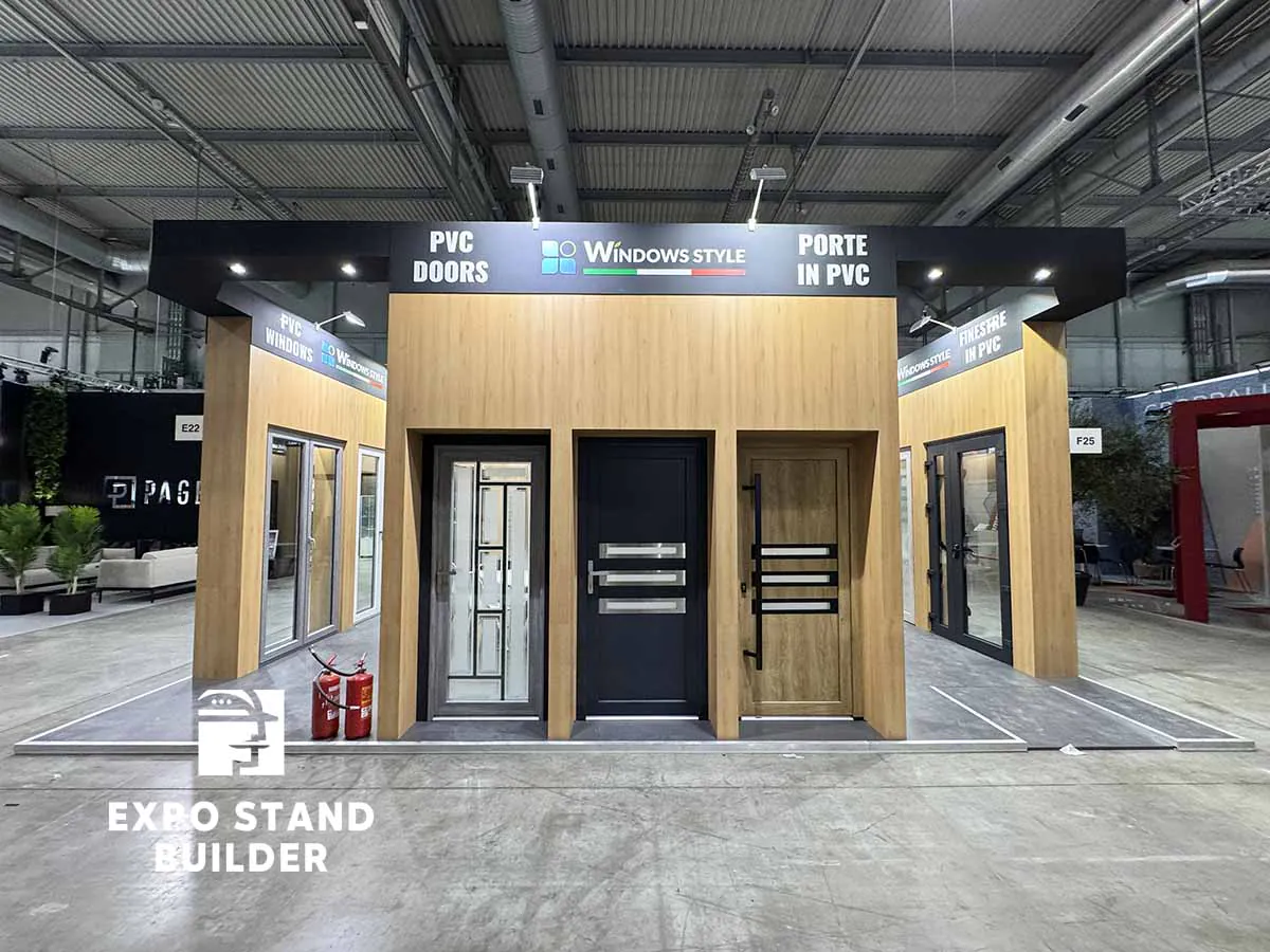 индивидуальный выставочный стенд на fiera milano для украинской производственной компании