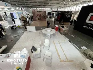 BESPOKE 48 M2 EXHIBIT BOOTH FOR COSMOPROF BOLOGNA 61