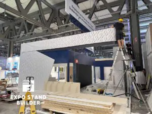 CONSTRUCTION OF AN EXHIBITION STAND FOR SOCAR AT THE GASTECH EXHIBITION 140