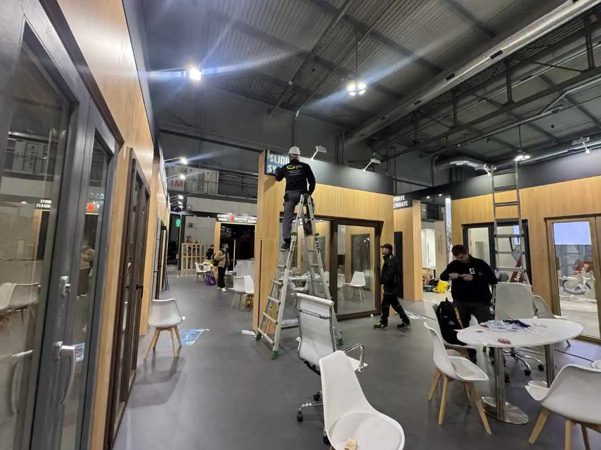 Leipziger Messe in Leipzig with stand installation and on-site coordination by a booth builder