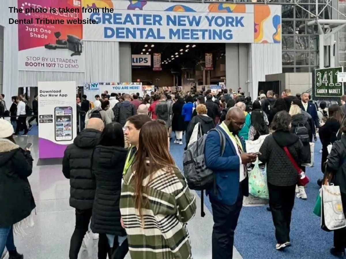 Greater New York Dental Meeting  2026 in NY booth with consultation area and display counters at Javits Center