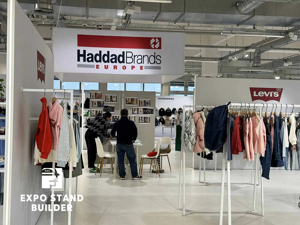 300 m² exhibition stand for haddad brands